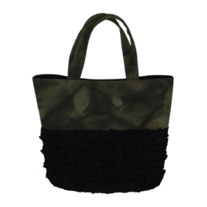 a.un 絞りBag 柿渋染オーバルS