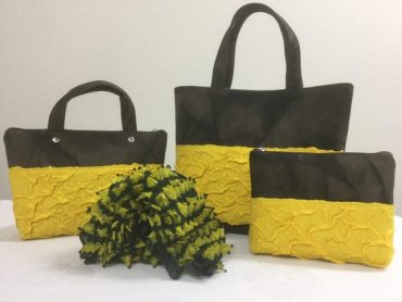a.un 絞りBag 柿渋染 新色追加！