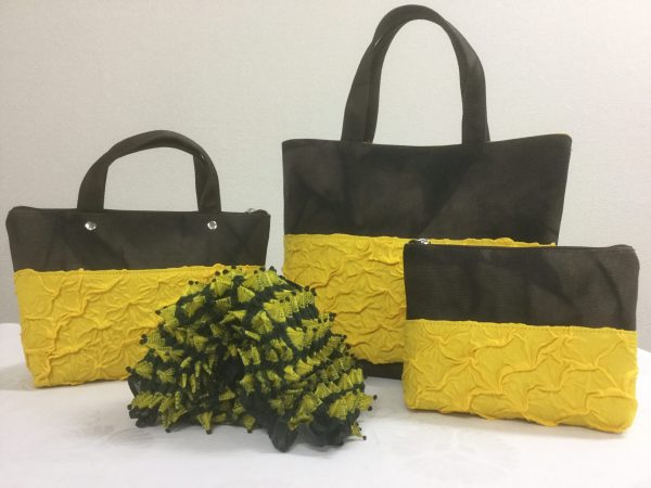 a.un 絞りBag 柿渋染 新色追加！