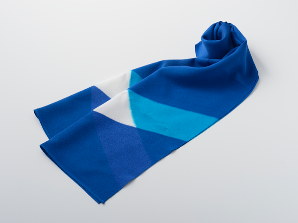 KIZOME_IRODORI_Scarf_square_blue