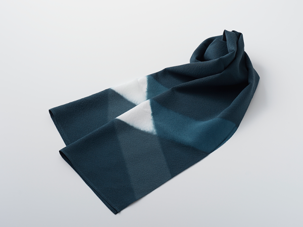 KIZOME_IRODORI_Scarf_square_gray