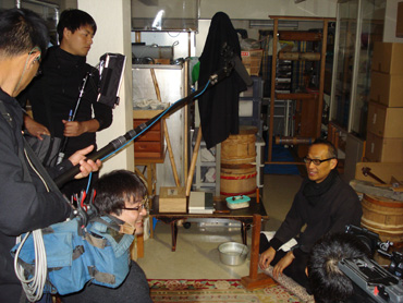 NHK国際放送 core kyoto テレビ取材